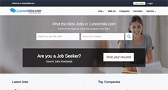 Desktop Screenshot of careerbilla.com